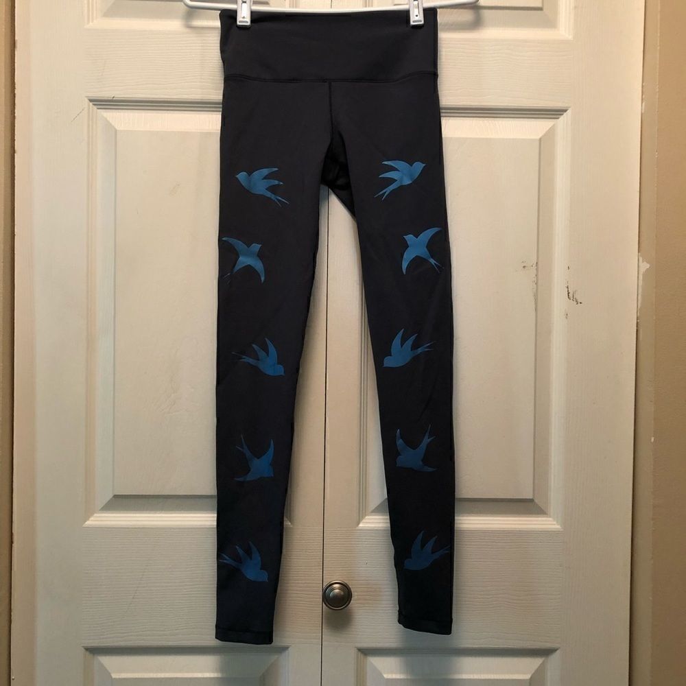 Noli Blue Bird Impact Leggings Size XS